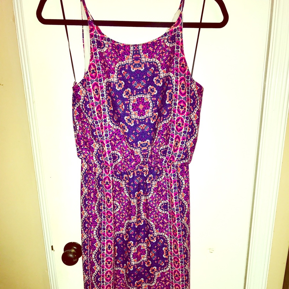 Brightly colored Maxi Dress size M